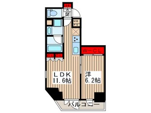 ザ・パークハビオ中野新橋の物件間取画像